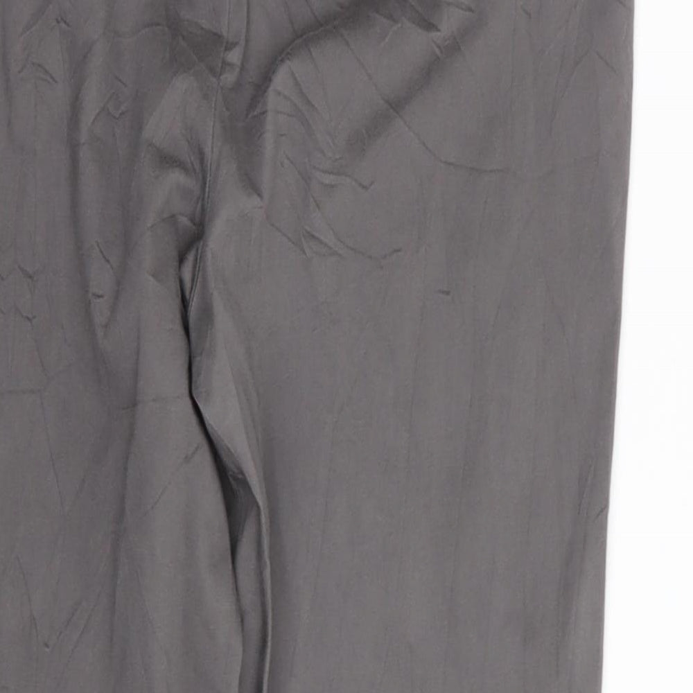 Womens UK Size 12 M&S Regular Fit Grey Trousers