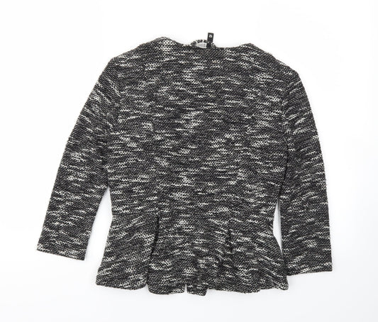 H&M Womens Grey Jacket Coat Size 12