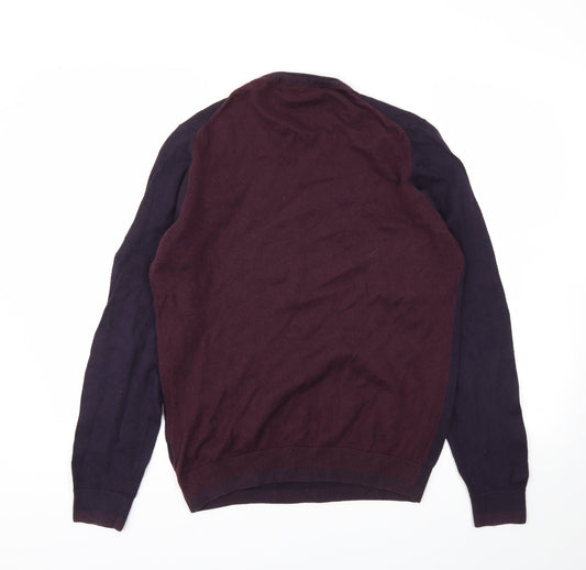 Mens UK Size M M&S Red Pullover Sweatshirt