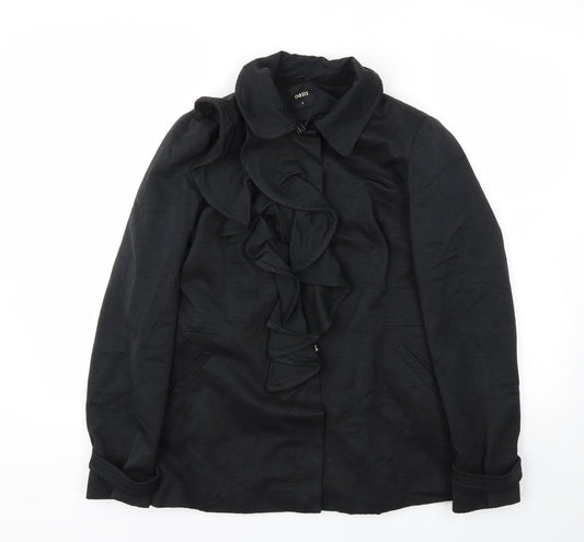 Womens UK Size S Oasis Regular Black Blazer
