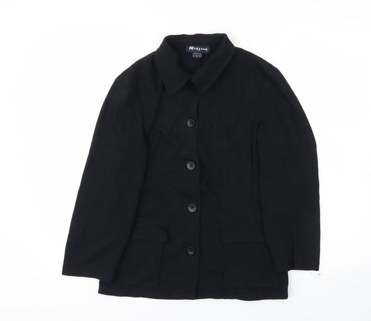 Womens UK Size 10 Monsoon Regular Black Blazer