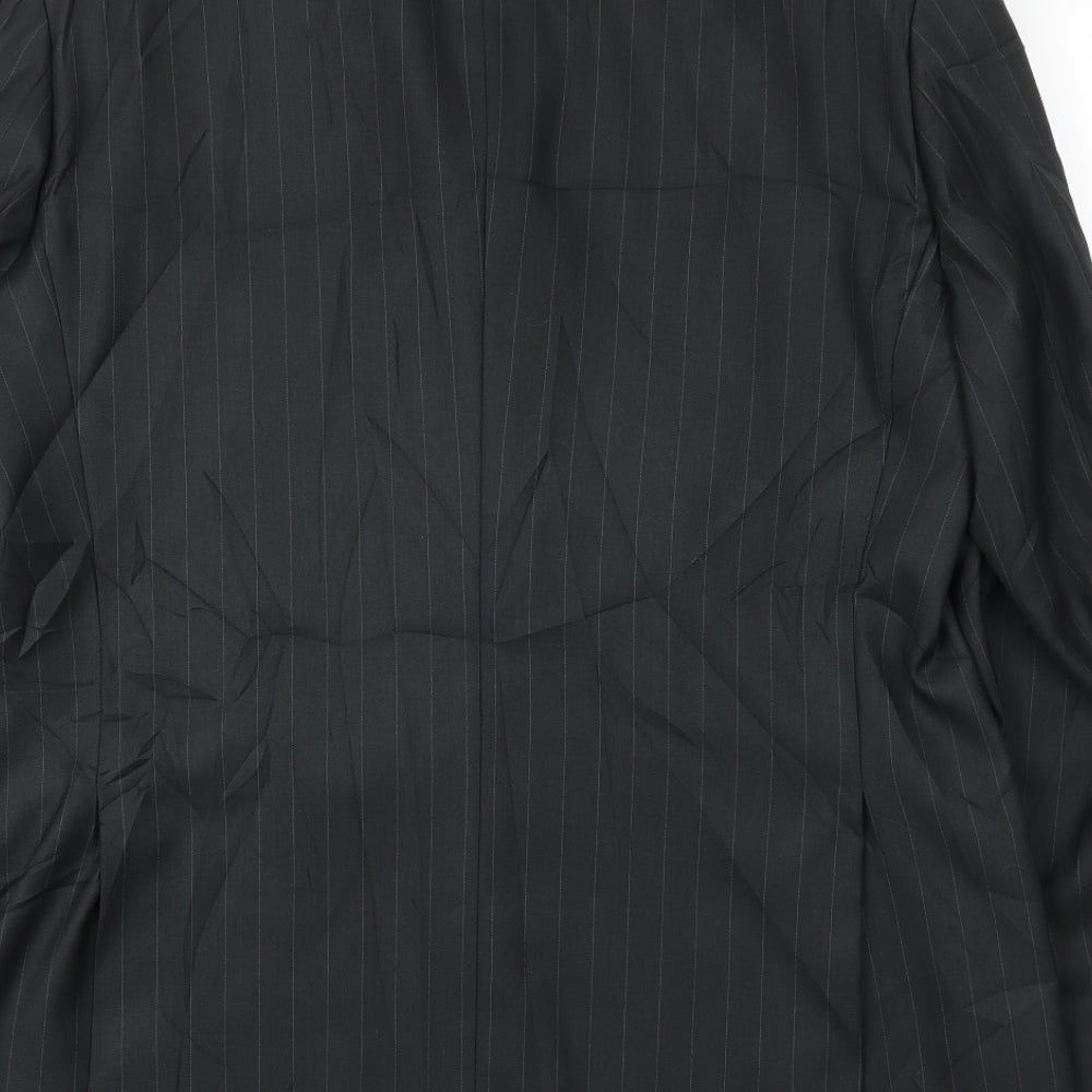 Mens UK Size 40 Milan Regular Black Suit Jacket