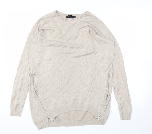Primark Womens Beige Pullover Jumper Size 10