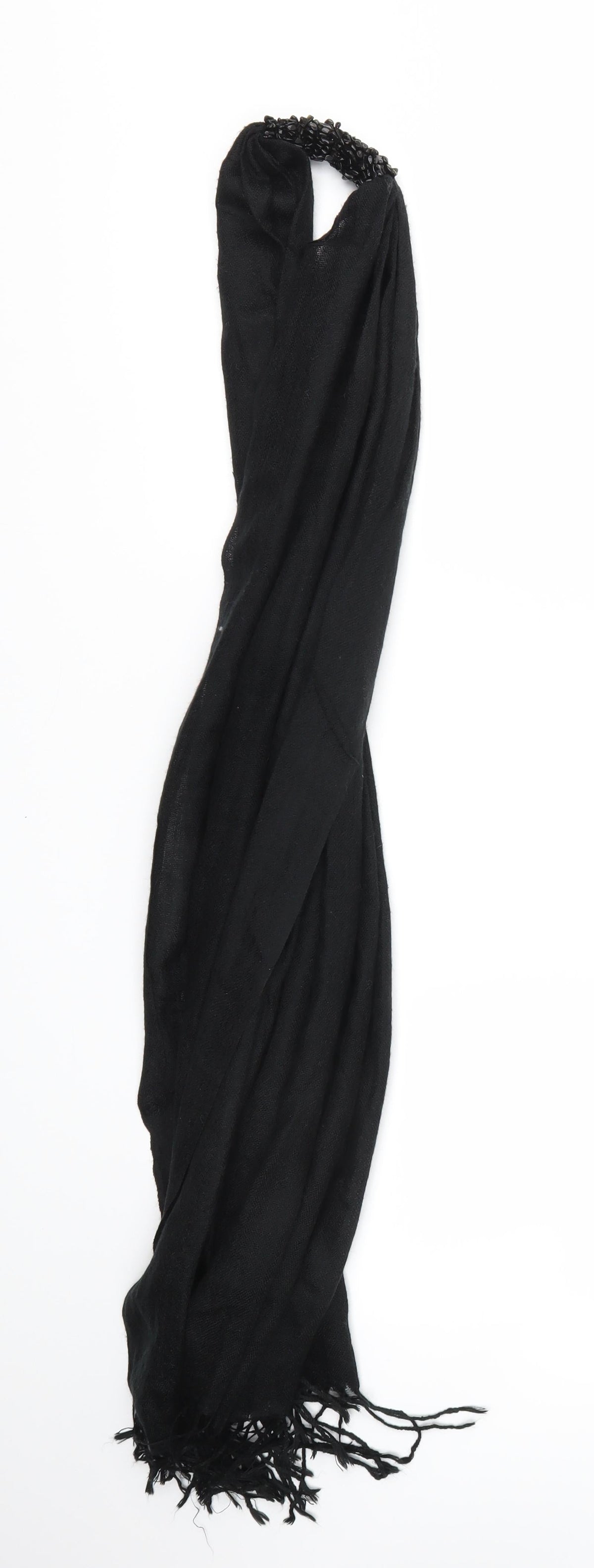 Preworn Womens Black Scarf