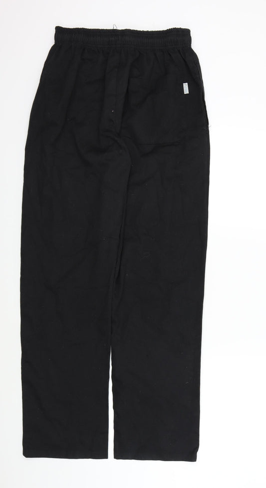 Womens UK Size 32 in Preworn Regular Fit Black Trousers
