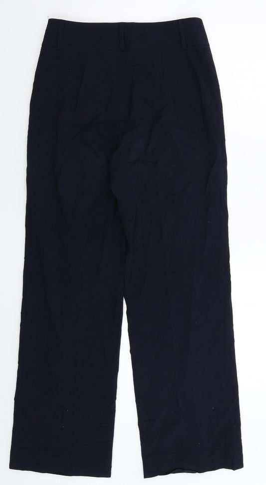 Per Una Womens Blue Trousers Size 10 L29 in