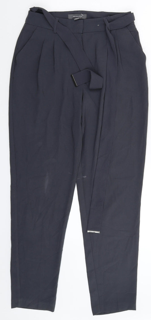 Womens UK Size 8 Primark Extra-Slim Fit Grey Trousers