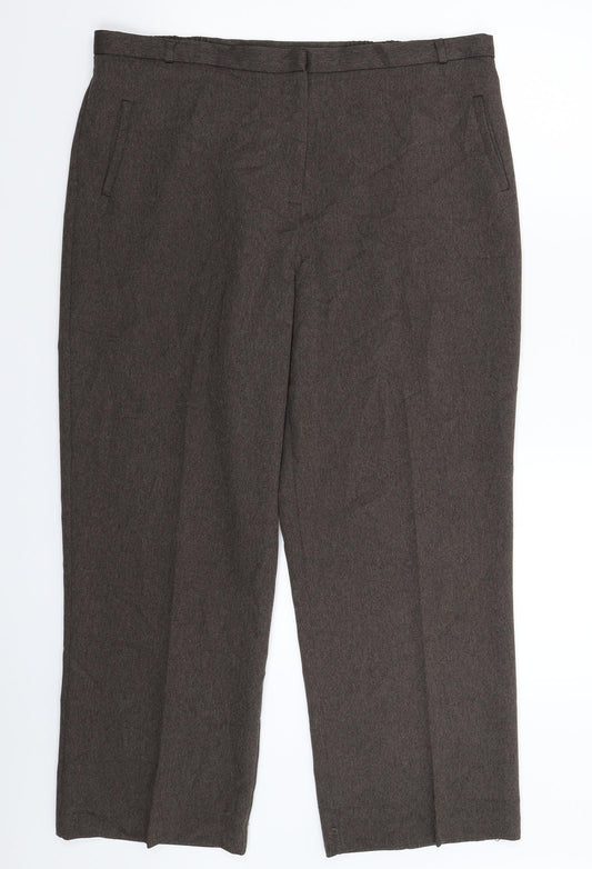 Womens UK Size 18 Autonomy Regular Fit Grey Trousers