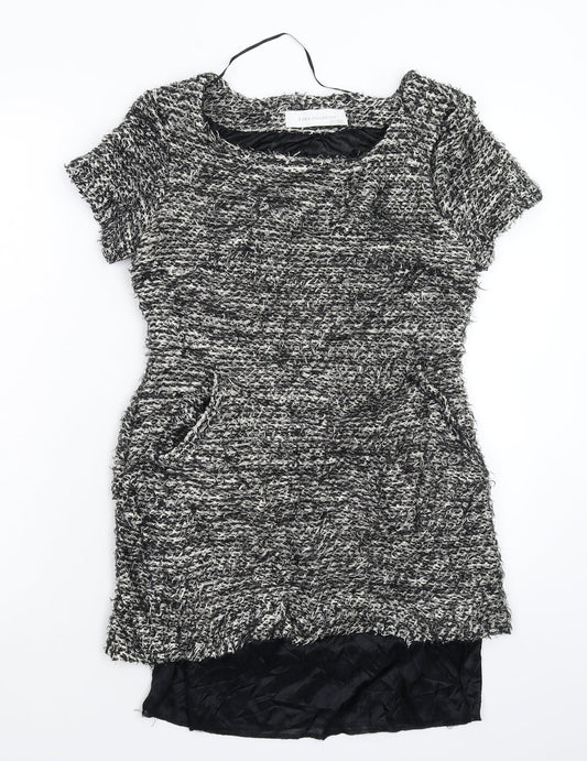 Zara Womens Grey Knit Pullover Jumper Size M