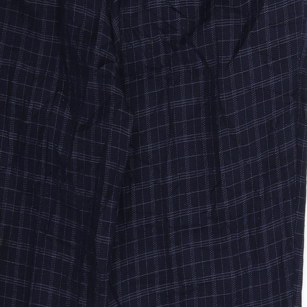 Womens UK Size 14 Marks and Spencer Regular Fit Blue Trousers