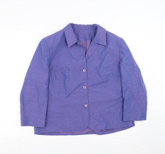 Womens UK Size 16 Debenhams Regular Purple Suit Jacket