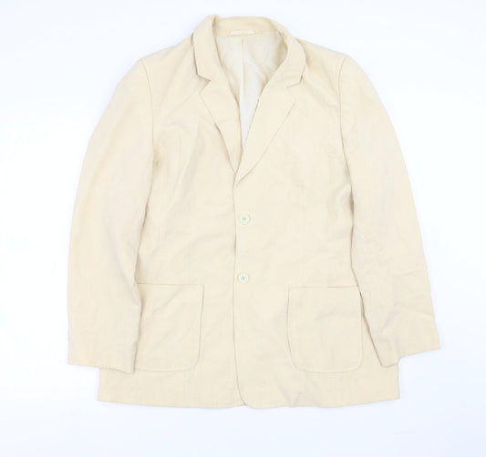 Womens UK Size 16 BHS Regular Yellow Suit Jacket