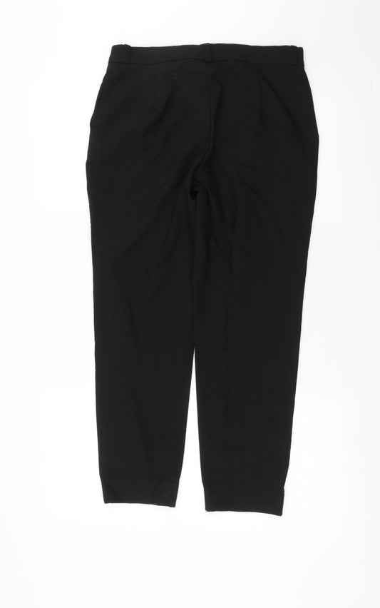 Preworn Mens Black Trousers Size 30 in L26 in - short Leg