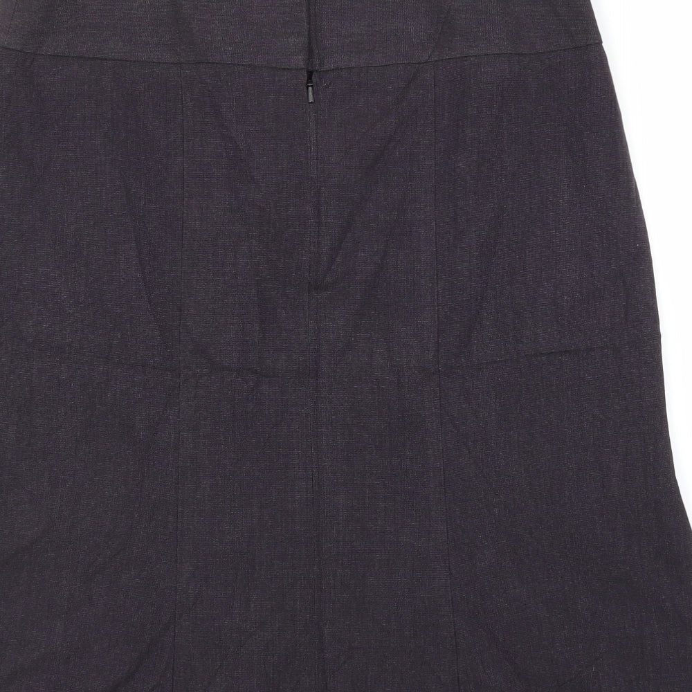 BHS Womens Purple   Trumpet Skirt Size 12