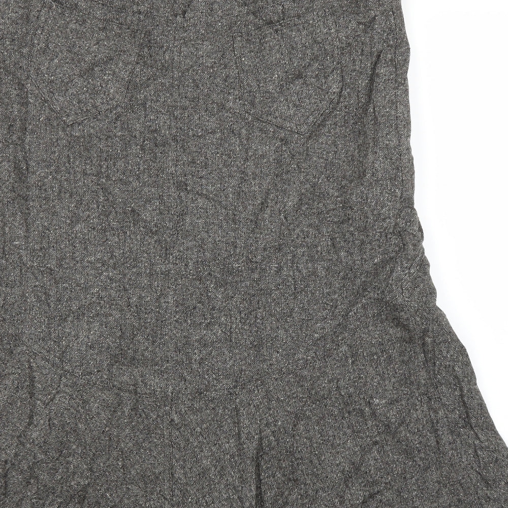 Klass Womens Grey Trumpet Skirt Size 12