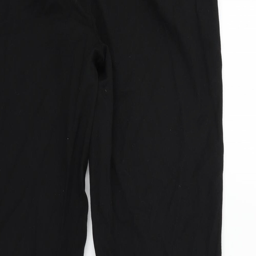 Womens UK Size 12 NEXT Regular Fit Black Trousers