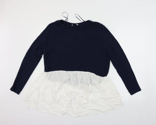 TU Womens Blue Pullover Jumper Size 14