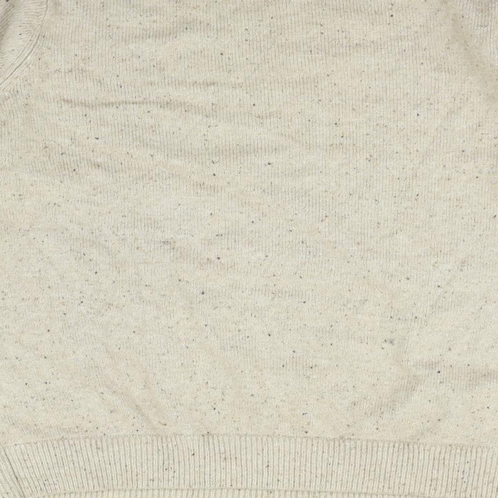 Marks and Spencer Mens Beige Pullover Jumper Size M