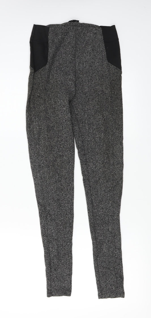 Womens UK Size 8 River Island Regular Fit Grey Trousers