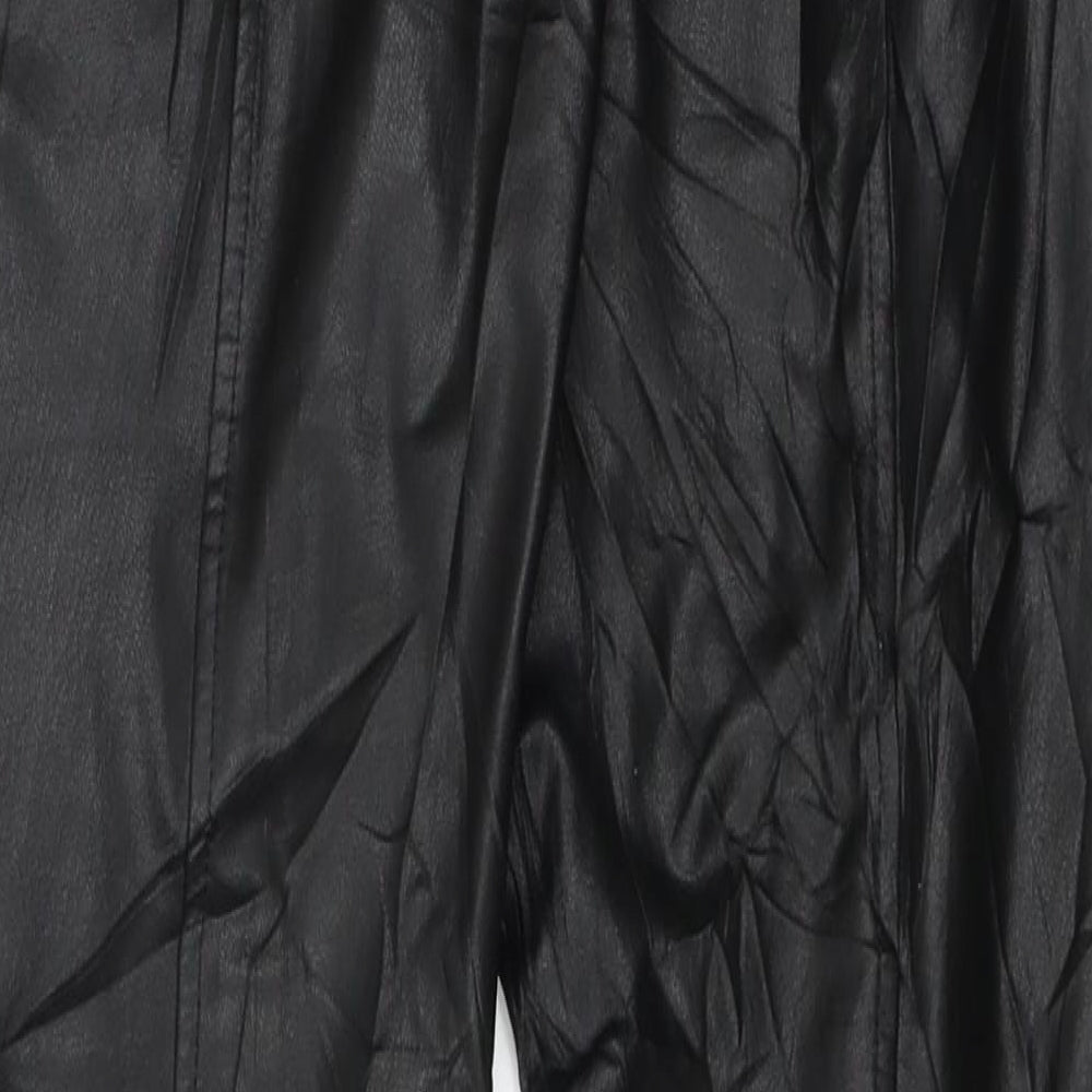 New Look Womens Black Trousers Size 10 L25 in