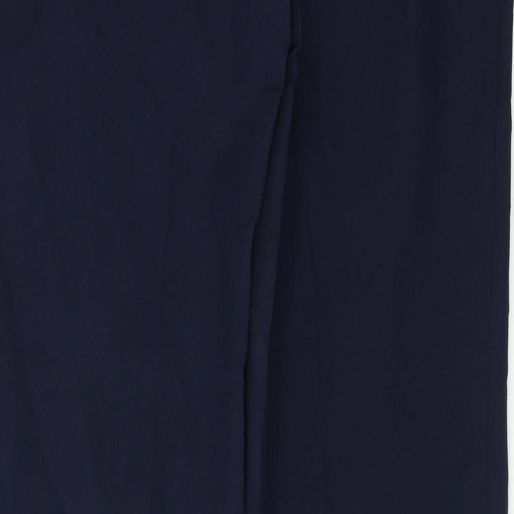 Womens UK Size 10 Papaya Regular Fit Blue Trousers