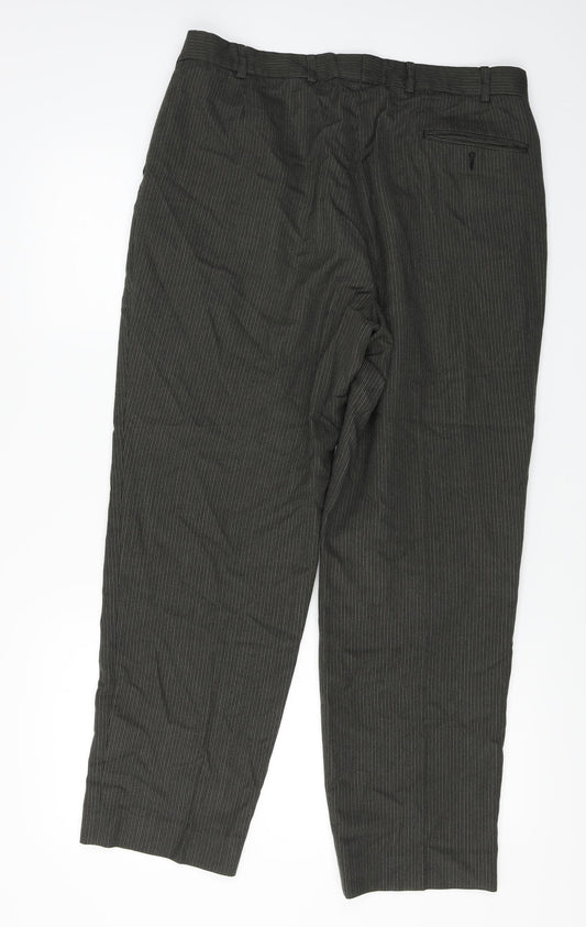 Womens UK Size 34 in Preworn Regular Fit Brown Trousers