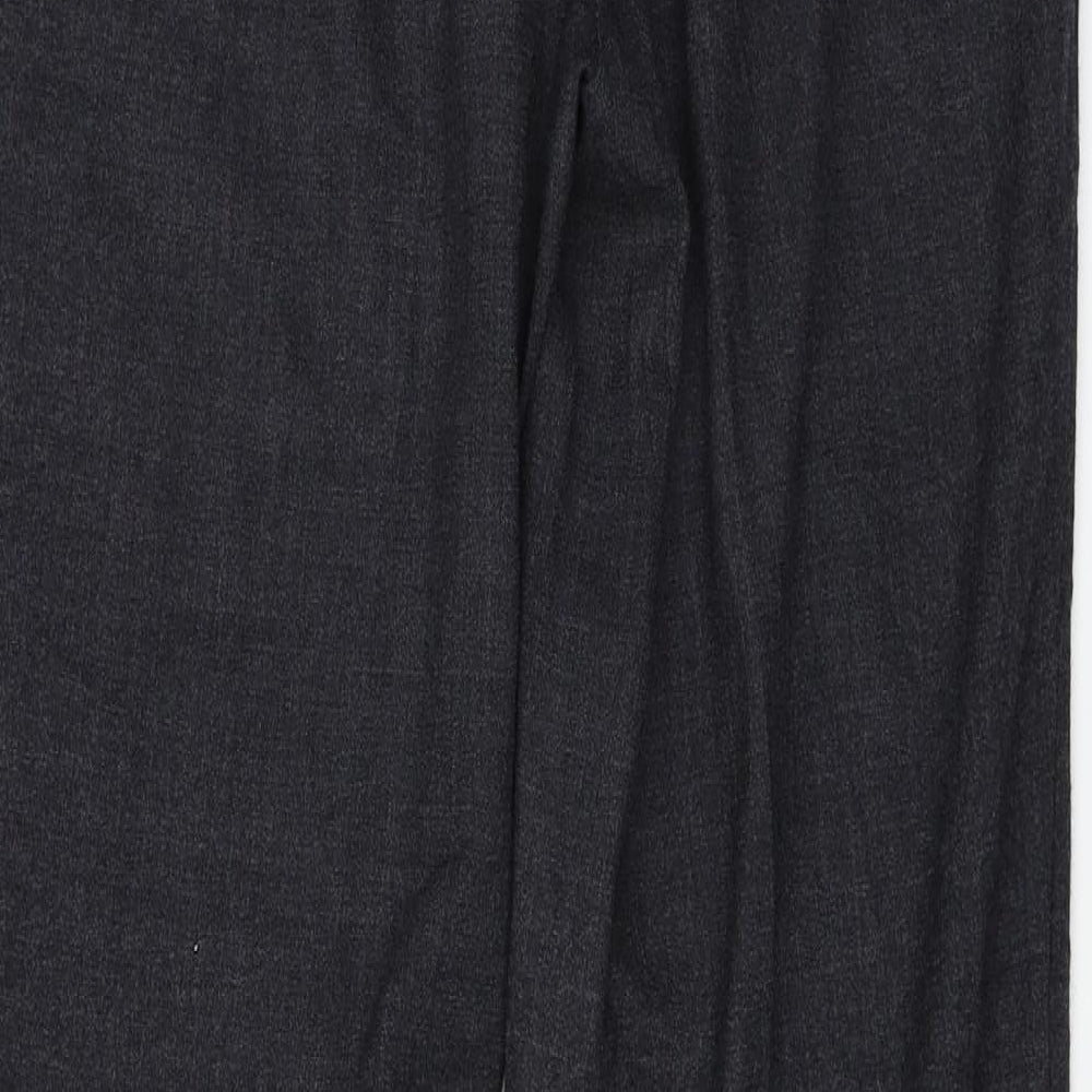 Womens UK Size 14 Marks and Spencer Regular Fit Black Trousers