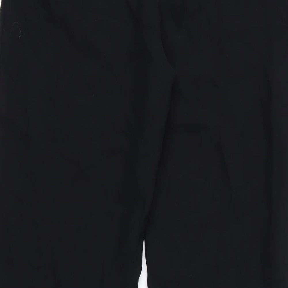 Womens UK Size 10 NEXT Regular Fit Black Trousers