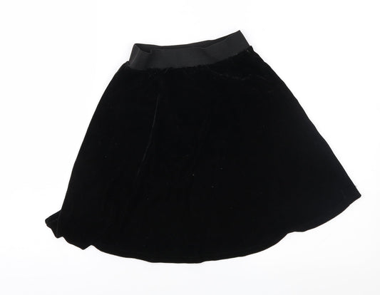 Womens UK Size 26 in Preworn Flare Velour Skirt