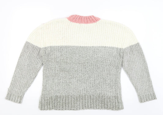 Primark Womens Grey Pullover Jumper Size 12