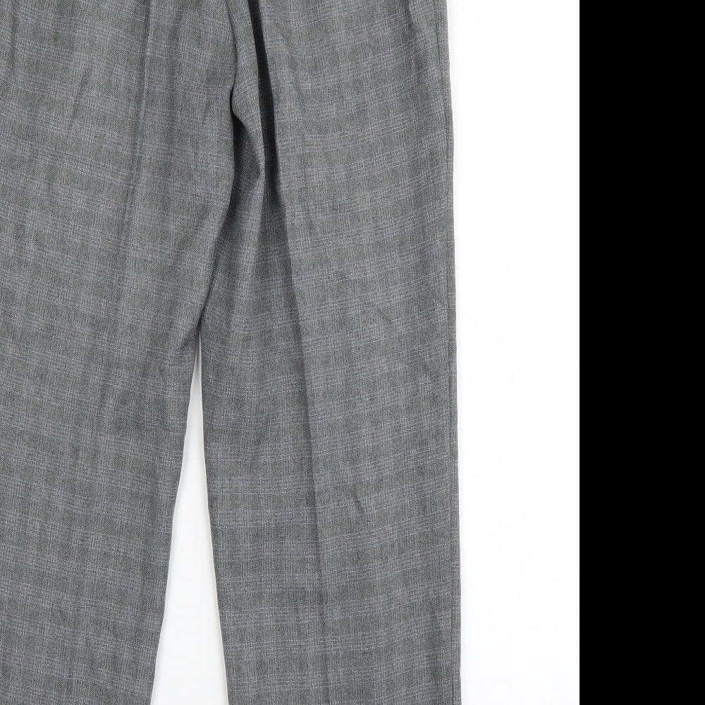 Womens UK Size 10 Marks and Spencer Regular Fit Grey Trousers