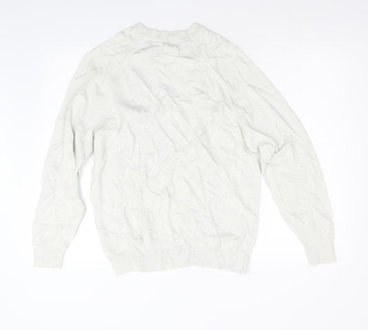 Mens UK Size M H&M Grey Pullover Sweatshirt