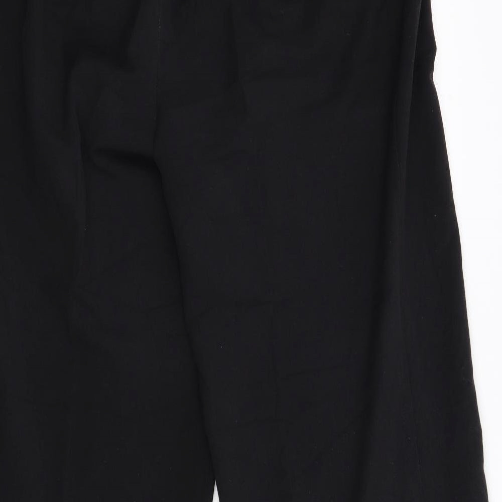 Matalan Womens Black Trousers Size 14 L30 in