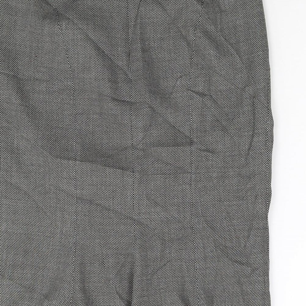 NEXT Womens Black Straight & Pencil Skirt Size 12 - Lace Hem