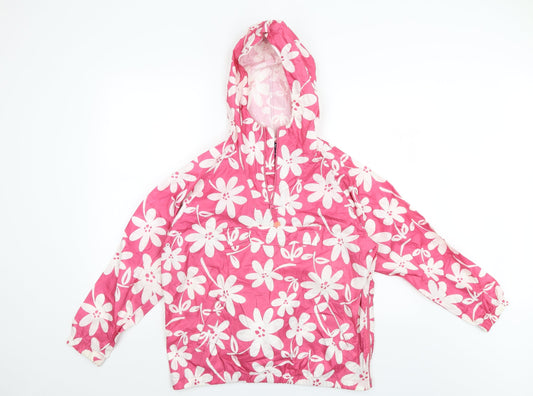 Womens UK Size XL Gap Pink Rain Coat