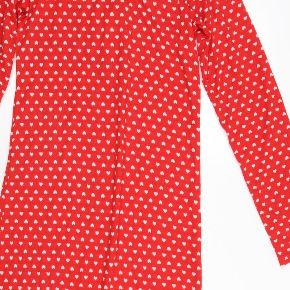 Perfect DreamRED Womens Red Polka Dot Dress Size 6