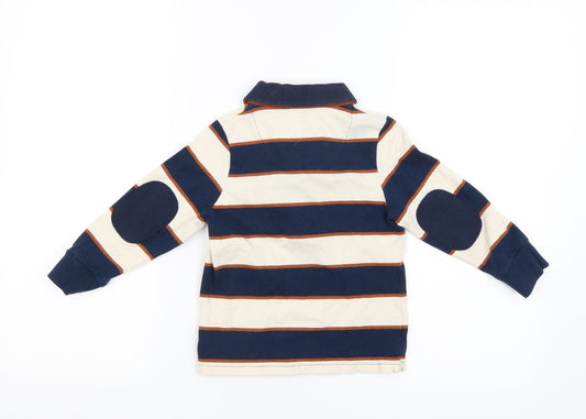 TU Womens Multicoloured Striped Basic T-Shirt Size 4