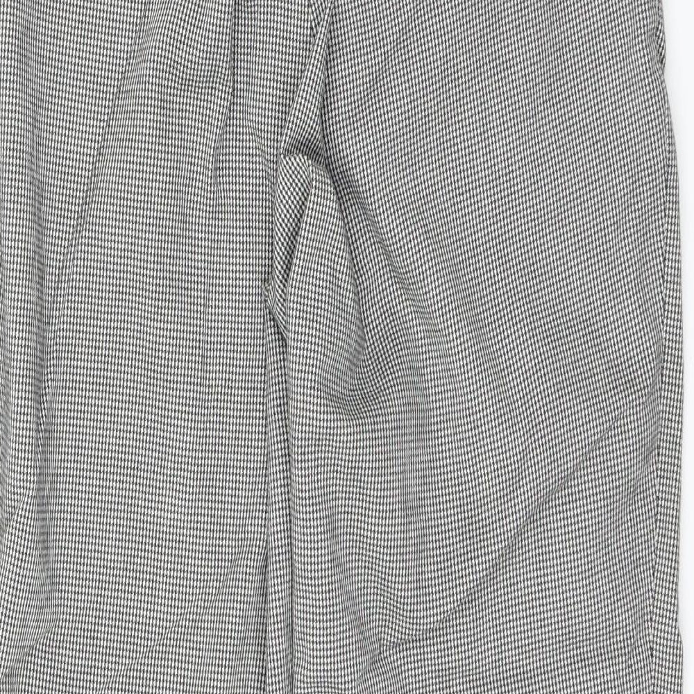 Womens UK Size L Carolina Belle Regular Fit Grey Trousers