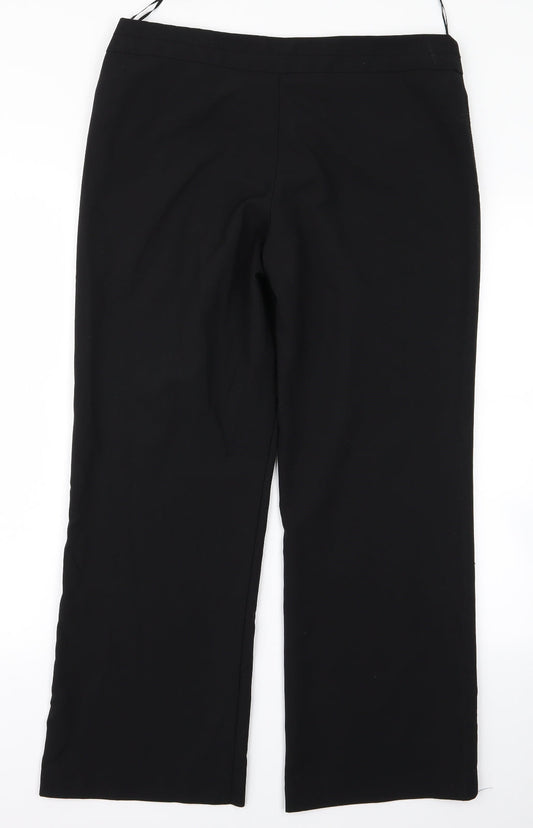 George Womens Black Trousers Size 34 L26 in