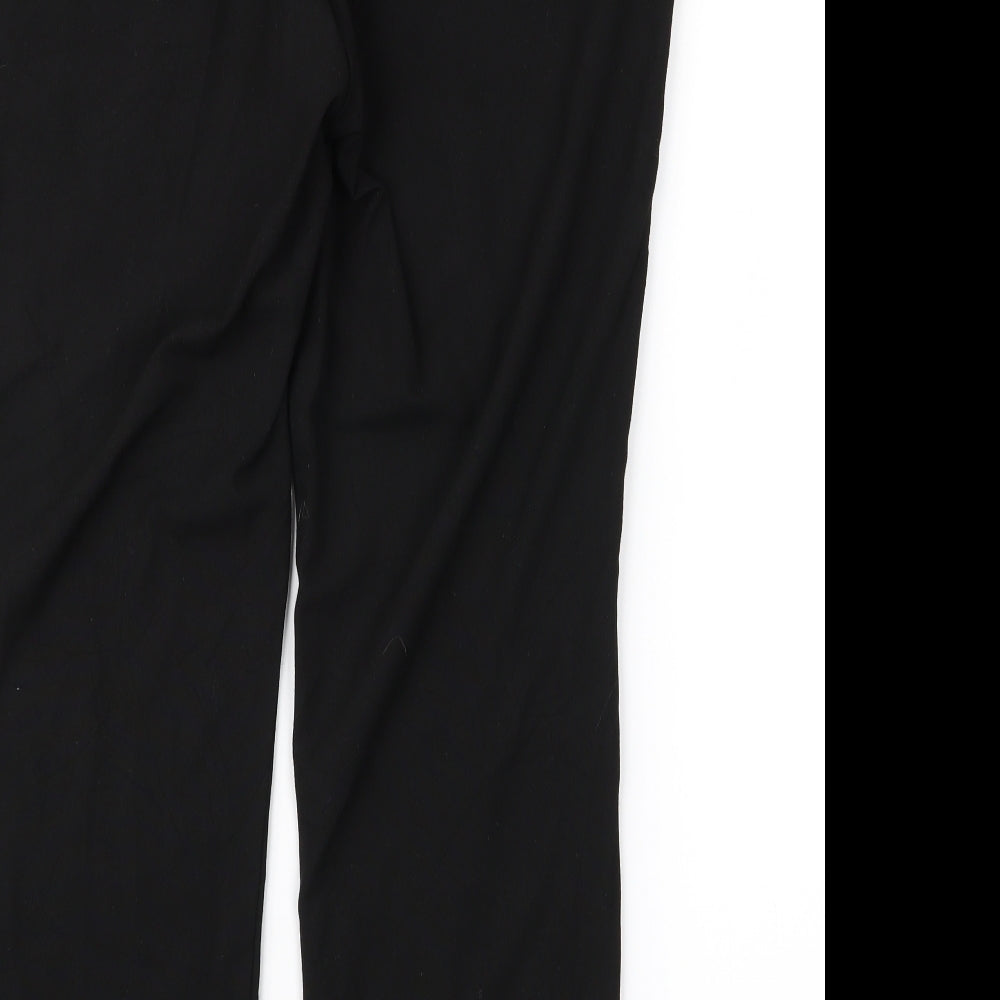 Womens UK Size 34 magi Regular Fit Black Trousers