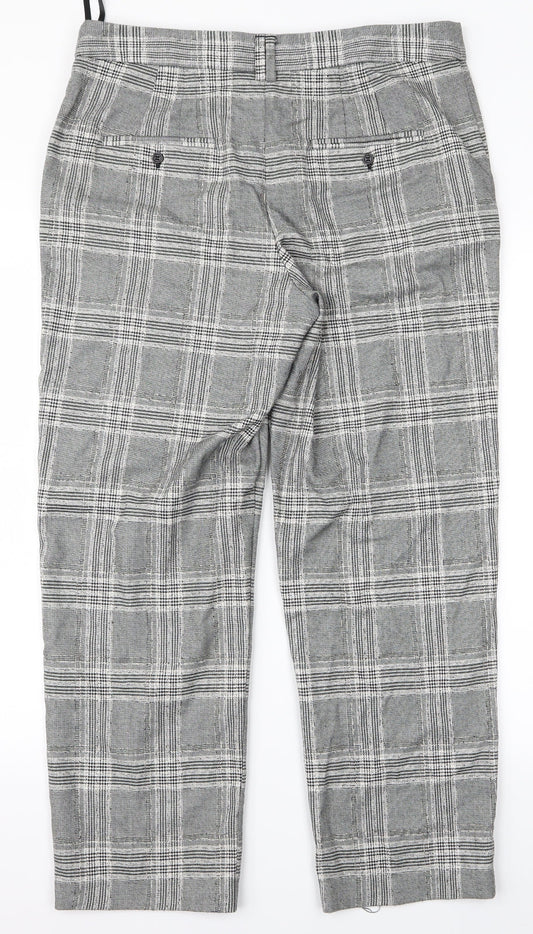 m&s Womens Green Trousers Size 12 L24 in