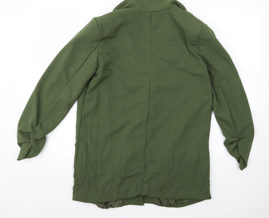 Boohoo Womens Green Jacket Size M