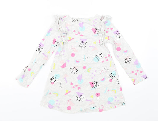 TU Girls Grey Shift Size 5-6 Years