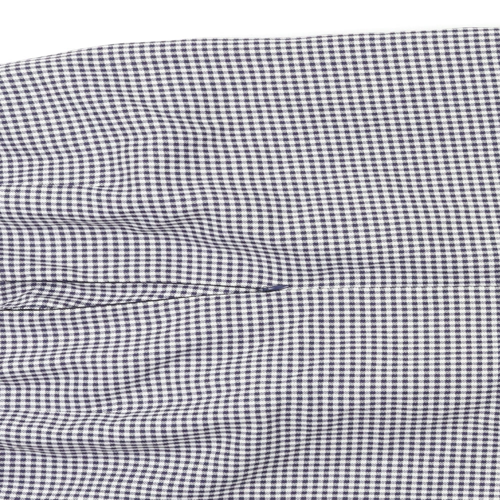 Gorray Womens Multicoloured Check Straight & Pencil Skirt Size M