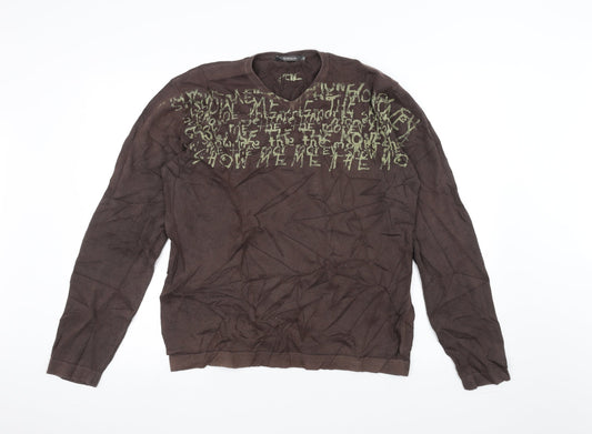 River Island Womens Brown Pullover Jumper Size M