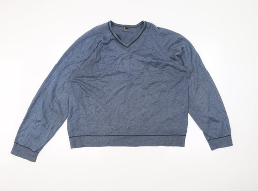 Mens UK Size M BHS Blue Pullover Jumper