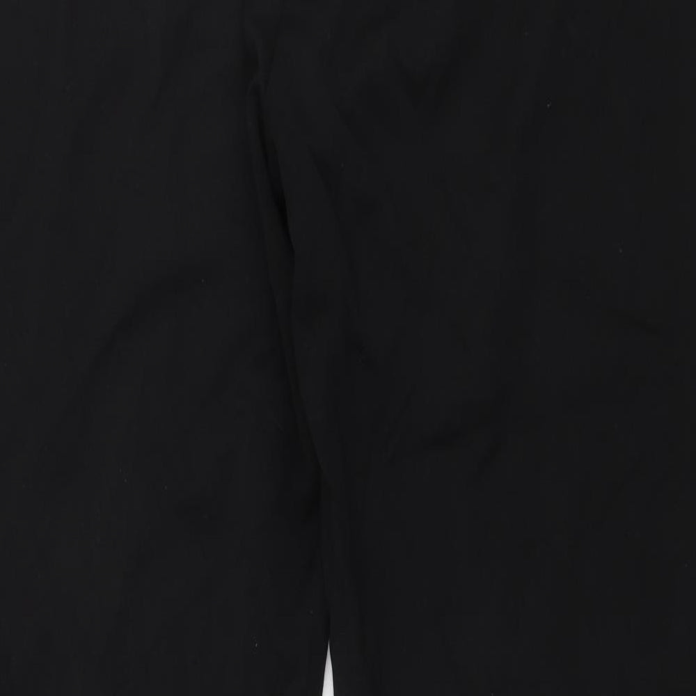 Womens UK Size 34 in Preworn Regular Fit Black Trousers