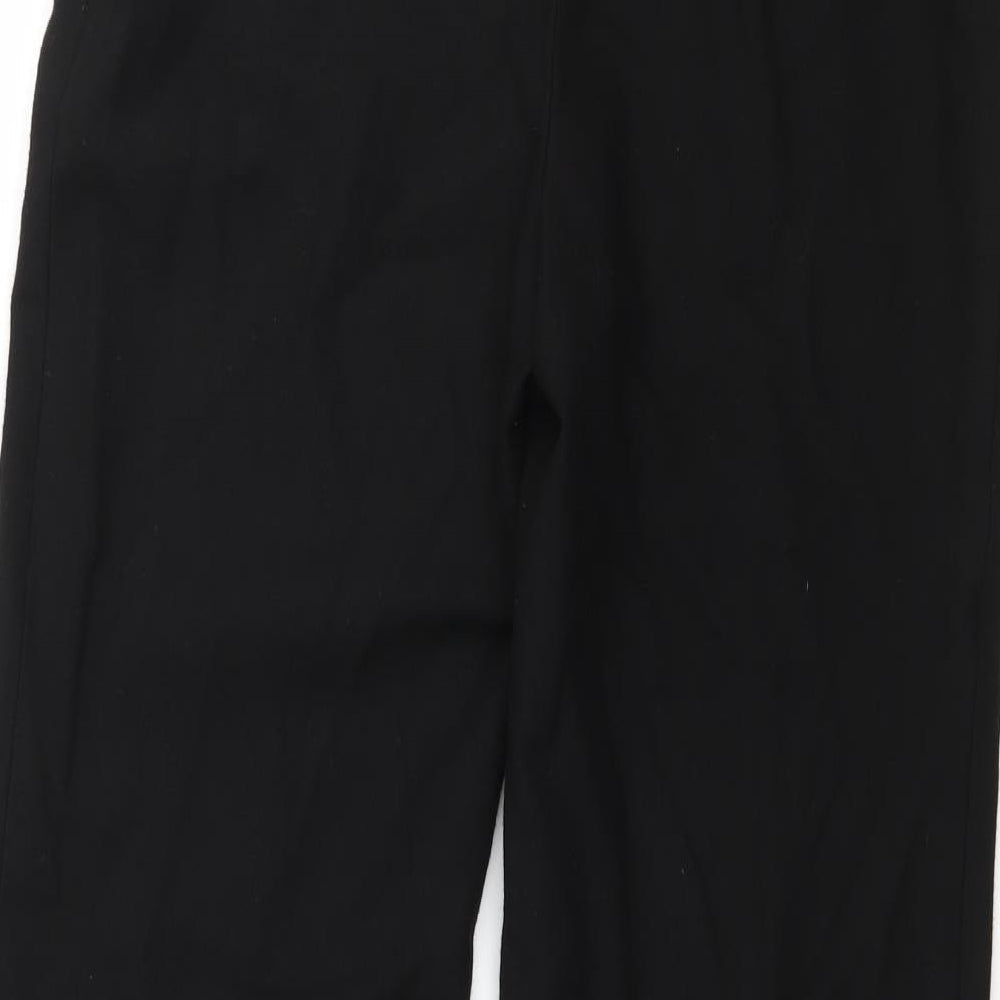 Womens UK Size 8 Monsoon Regular Fit Black Trousers