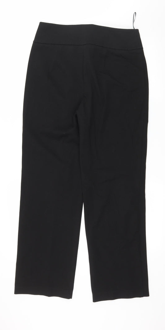 NEXT Womens Black Trousers Size 12 L30 in