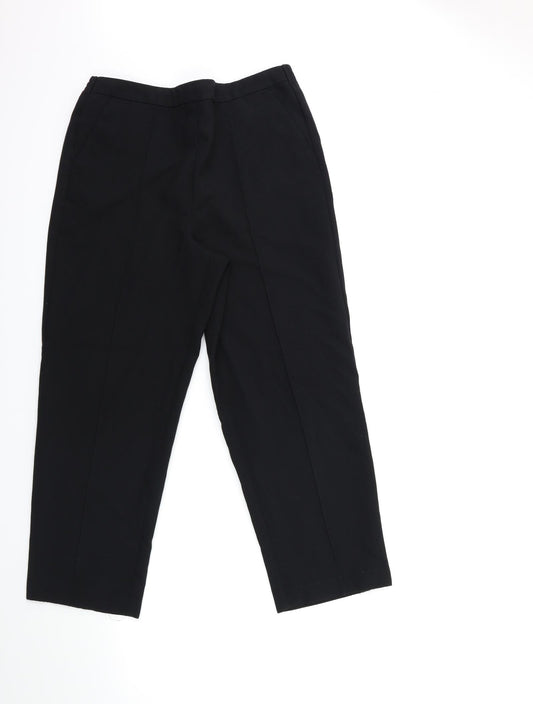 Womens UK Size 12 ISLE Regular Fit Blue Trousers